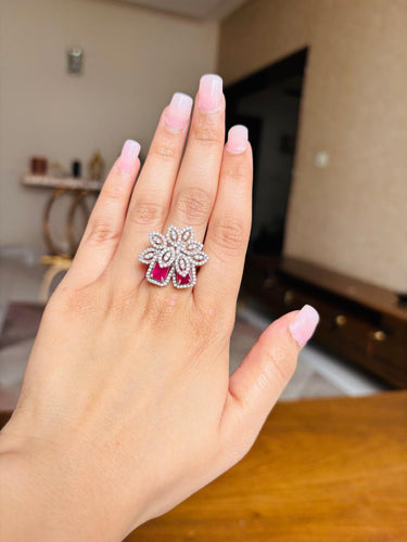 Ruby Bow Ring